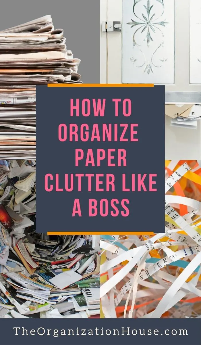 How to Organize Paper Clutter Like a Boss! Organizing paper can make a huge difference in your space. Get to it!  - TheOrganizationHouse.com