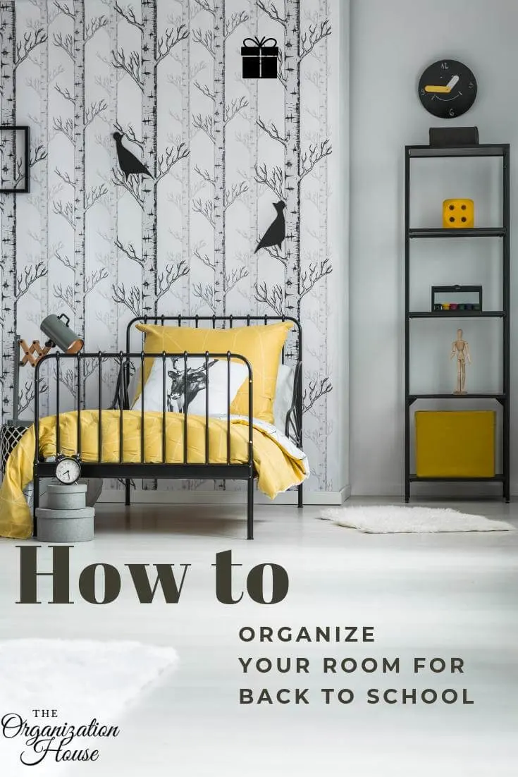 How to Organize Your Bedroom for Back to School Success - The Organization House - TheOrganizationHouse.com