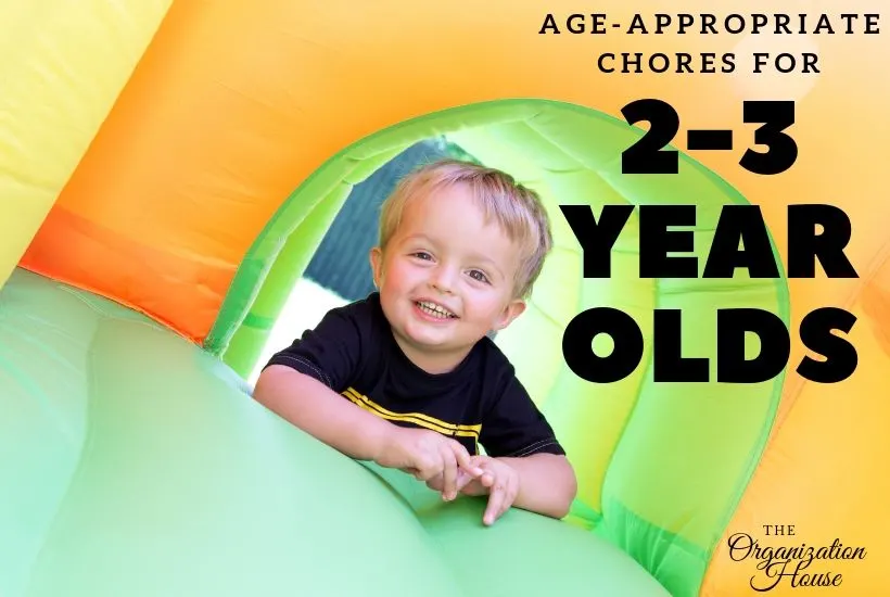 Age-Appropriate Chores for 2-3 Year Olds - TheOrganizationHouse.com