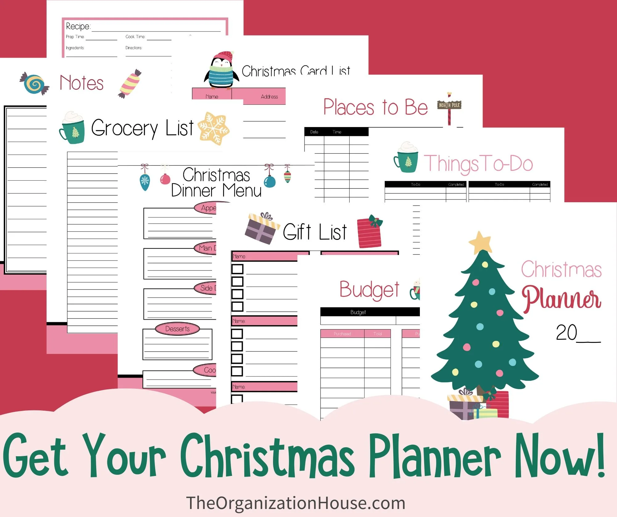 Get Your Christmas Planner Now for an Organized Christmas! - TheOrganizationHouse.com