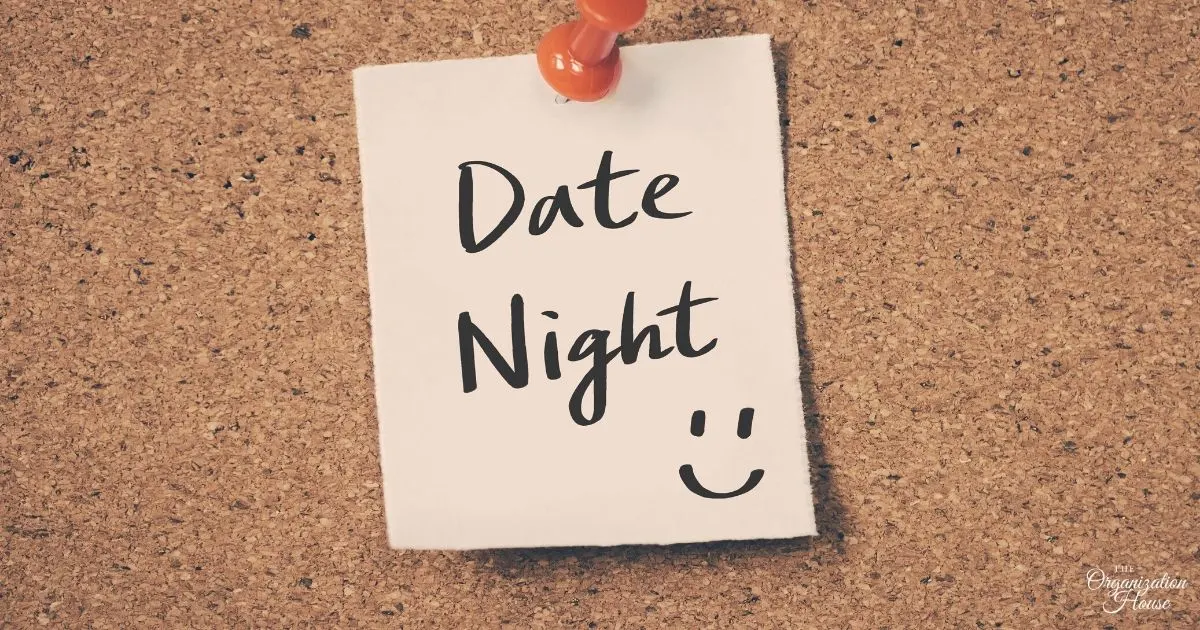 25 At Home Date Night Ideas for When You Have to Stay at Home -TheOrganizationHouse.com
