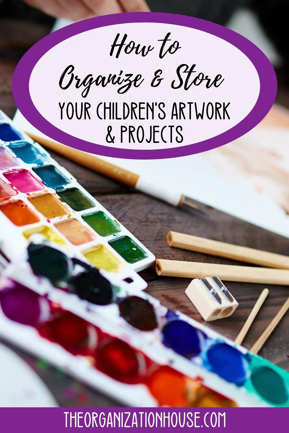 How to Organize and Store Your Children's Artwork and Projects