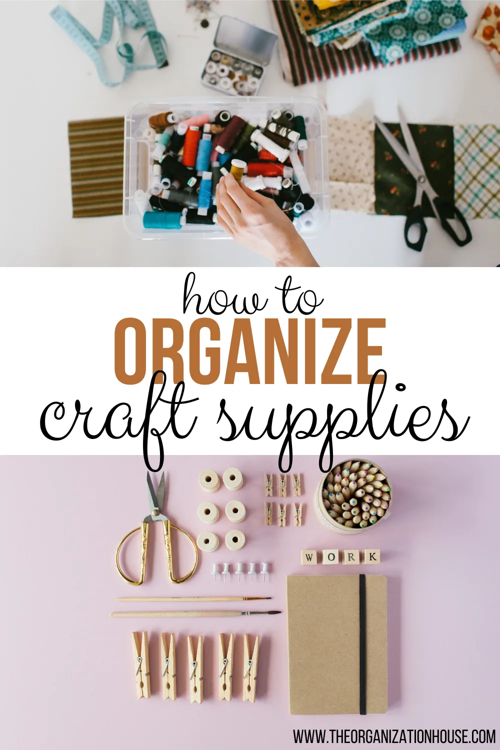 How to Organize Craft Supplies