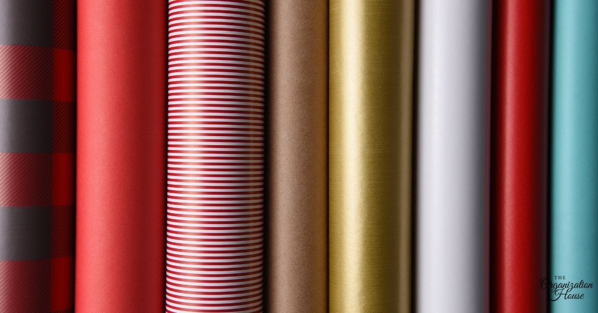 How to Store Wrapping Paper and Gift Bags The Organization House