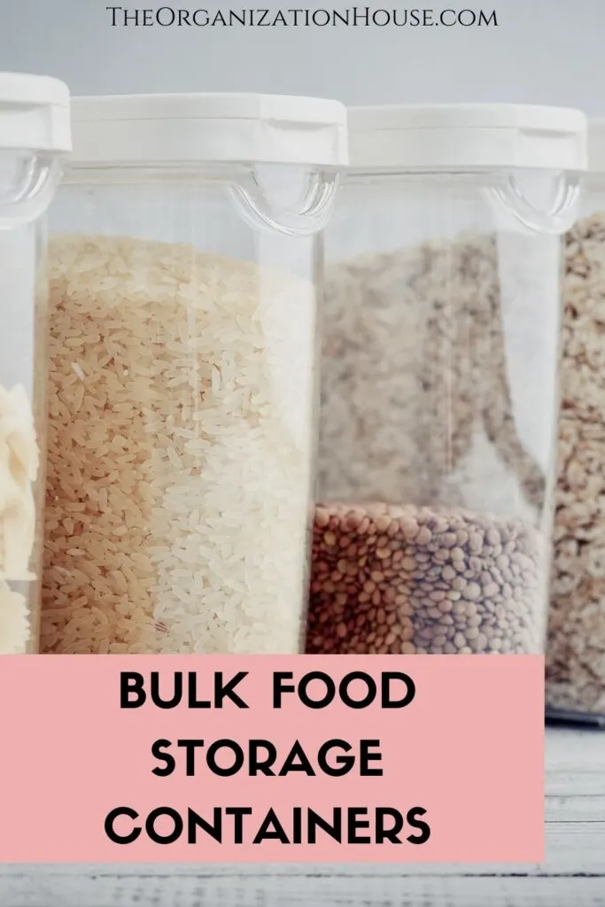 Bulk Food Storage Containers - The Organization House