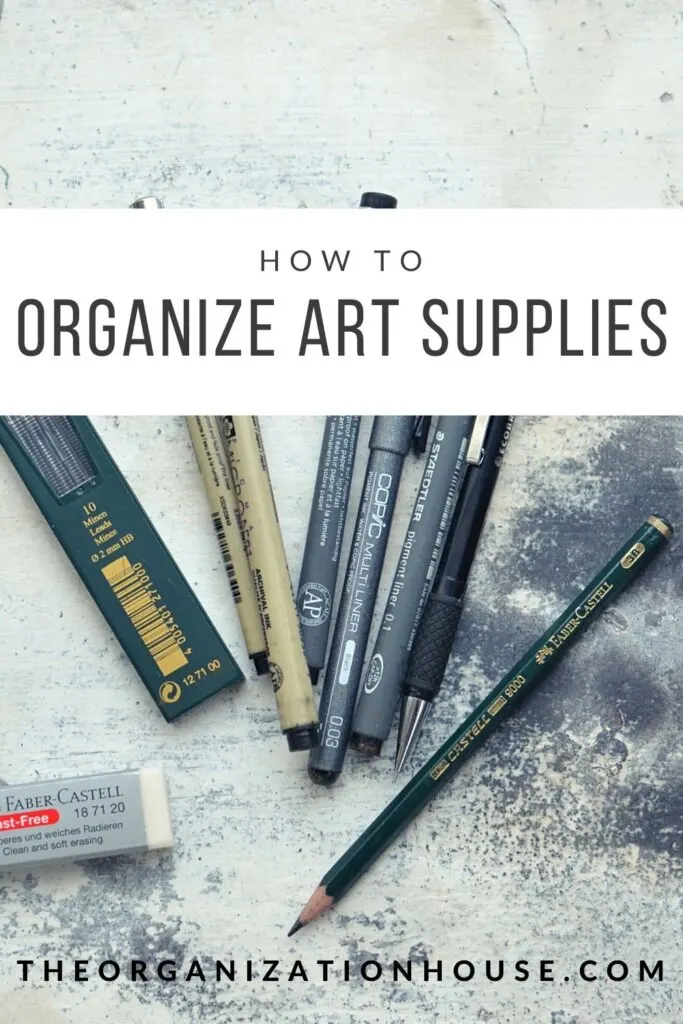 How to Organize Art Supplies