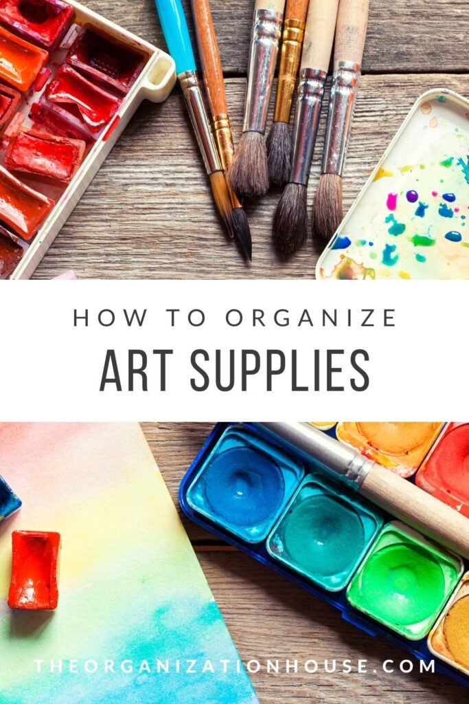 How to Organize Art Supplies