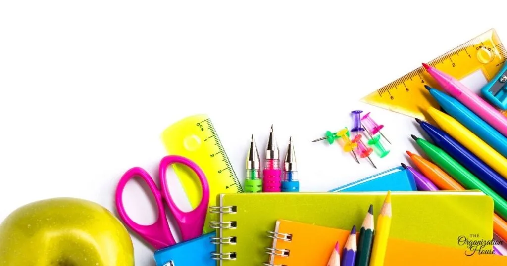 How to Organize School Supplies - The Organization House