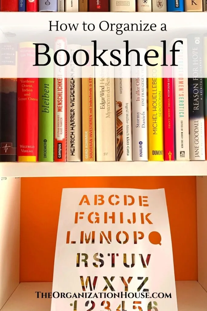 How to Organize a Bookshelf