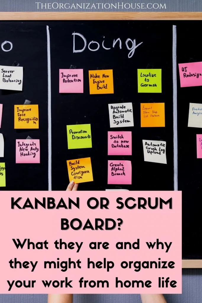 anban or SCRUM Board What they are and why they might help organize your work from home life