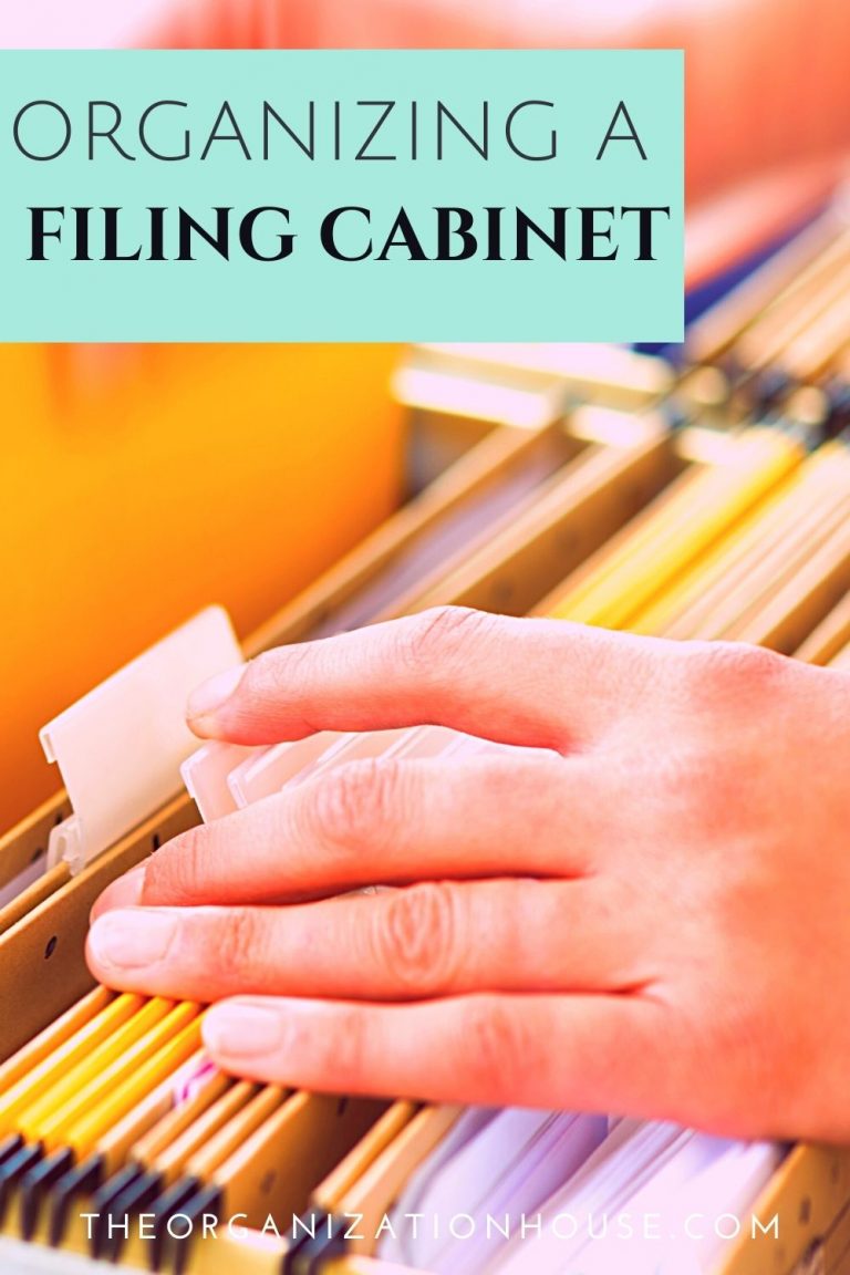 Organize a Filing The Organization House