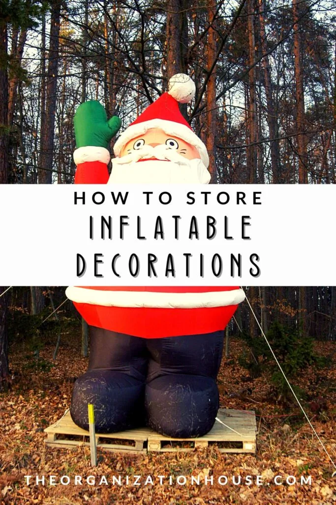 How to Store Inflatable Decorations