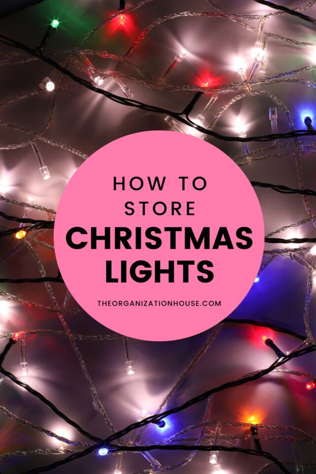 How to Store Christmas Lights The Organization House