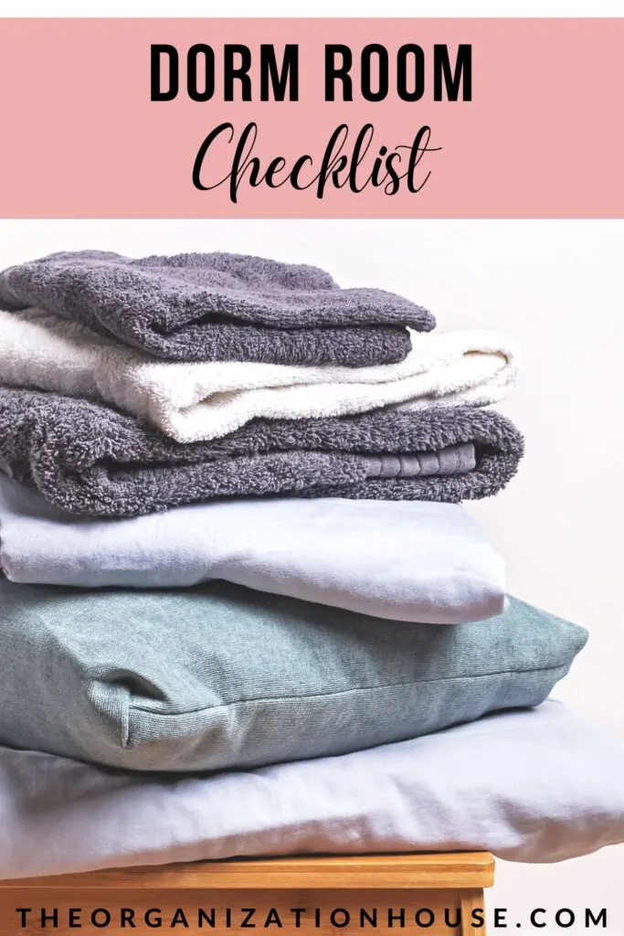 Dorm Room Checklist