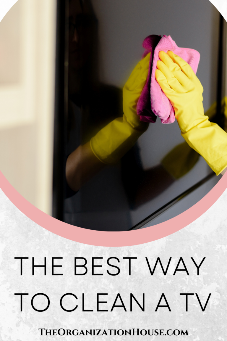 The Best Way to Clean A TV The Organization House